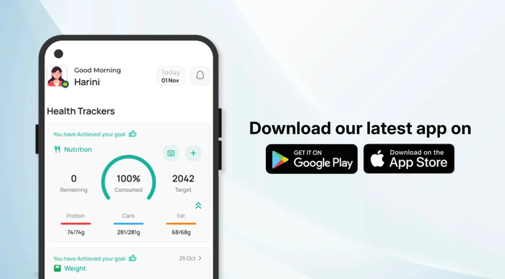 FitMom Club App on smartphone, #1 wellness app for moms