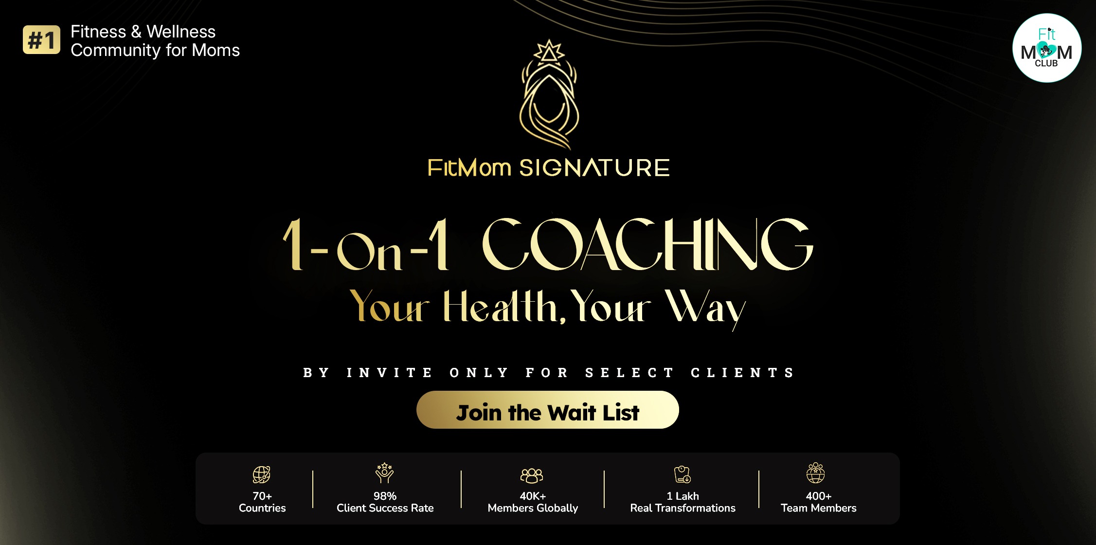 FitMom SIGNATURE: Expert-Led 1 – on – 1 Coaching​
